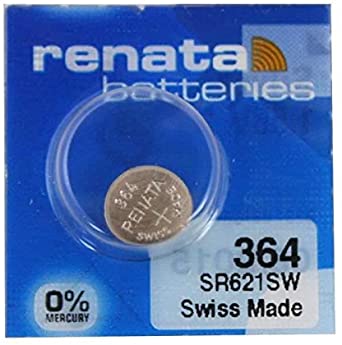 Renata 364 / SR621SW Battery $5.00 (1 piece)