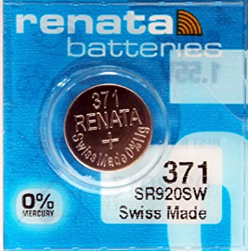 Renata 371 / SR920SW Battery $5.00 (1 piece)
